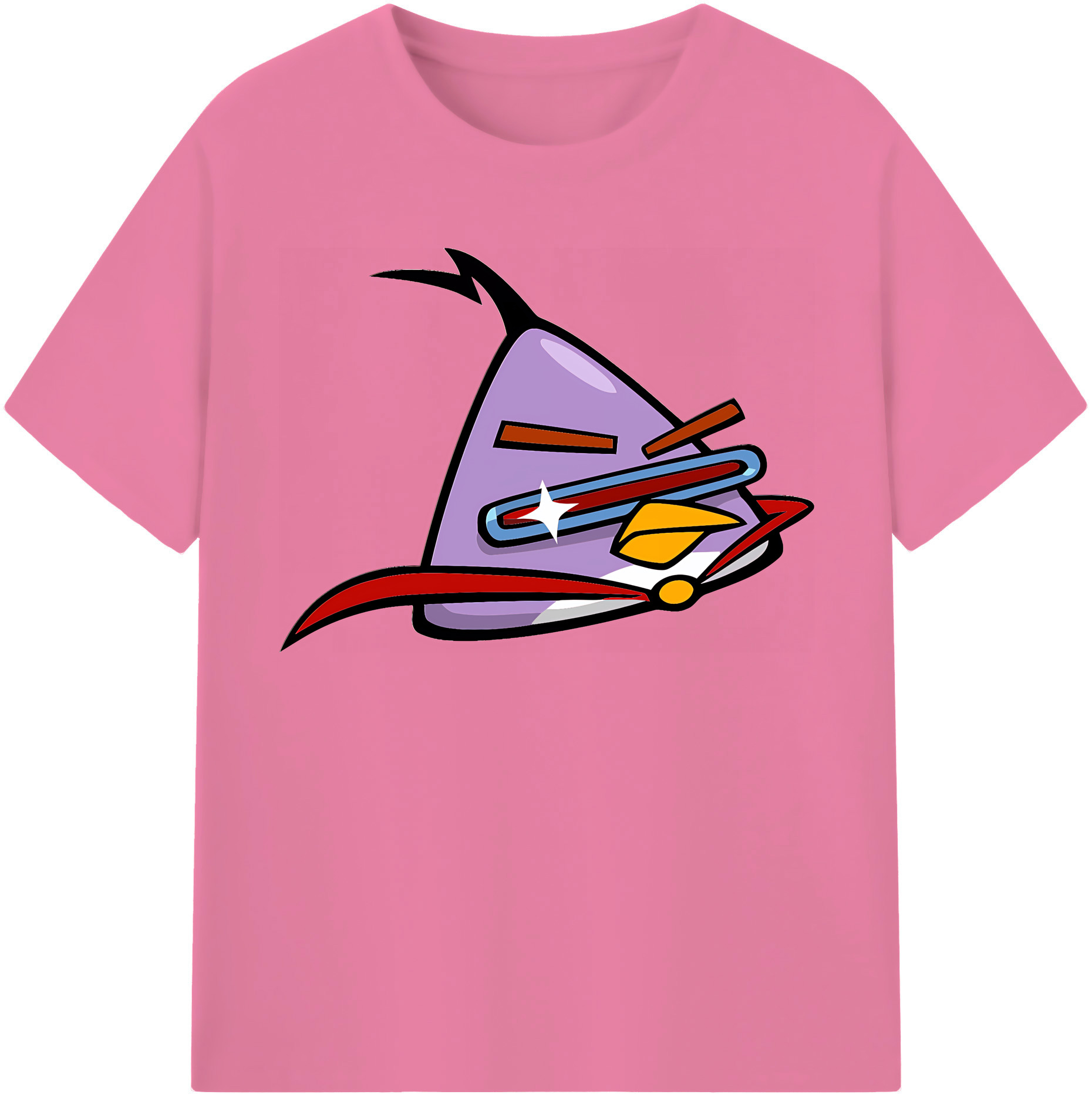 （画像用） Angry Birds アングリーバード 綿100％半袖Tシャツ（フロントプリント）